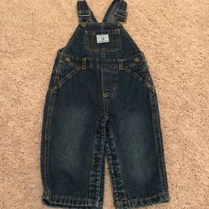 New denim overalls, 12M